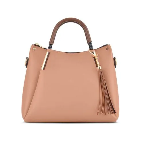 Splendour Tea Pink Tussle Handbag For Ladies Splendour Tea Pink Tussle Handbag For Ladies